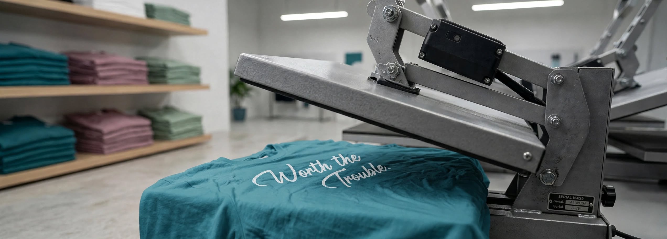 Adwear Promo custom T-shirt printing process